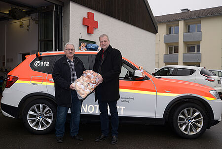 Trösterbären für den Rettungsdienst des BRK Altötting